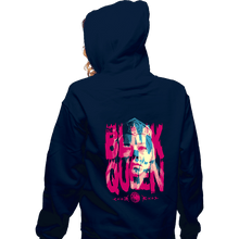 Load image into Gallery viewer, Daily_Deal_Shirts Zippered Hoodies, Unisex / Small / Navy The Black Queen
