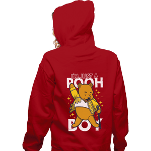 Shirts Zippered Hoodies, Unisex / Small / Red I'm Just A Pooh Boy