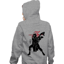 Load image into Gallery viewer, Shirts Zippered Hoodies, Unisex / Small / Sports Grey Crimson snake

