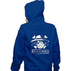 Shirts Zippered Hoodies, Unisex / Small / Royal Blue The Straw Hat Crew