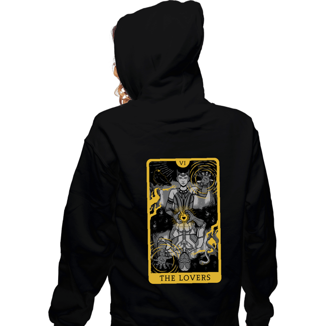 Secret_Shirts Zippered Hoodies, Unisex / Small / Black Tarot Lovers