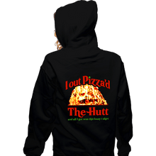 Load image into Gallery viewer, Secret_Shirts Zippered Hoodies, Unisex / Small / Black Out Pizza The Hut
