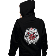 Load image into Gallery viewer, Shirts Zippered Hoodies, Unisex / Small / Black Forest Spirit Protector
