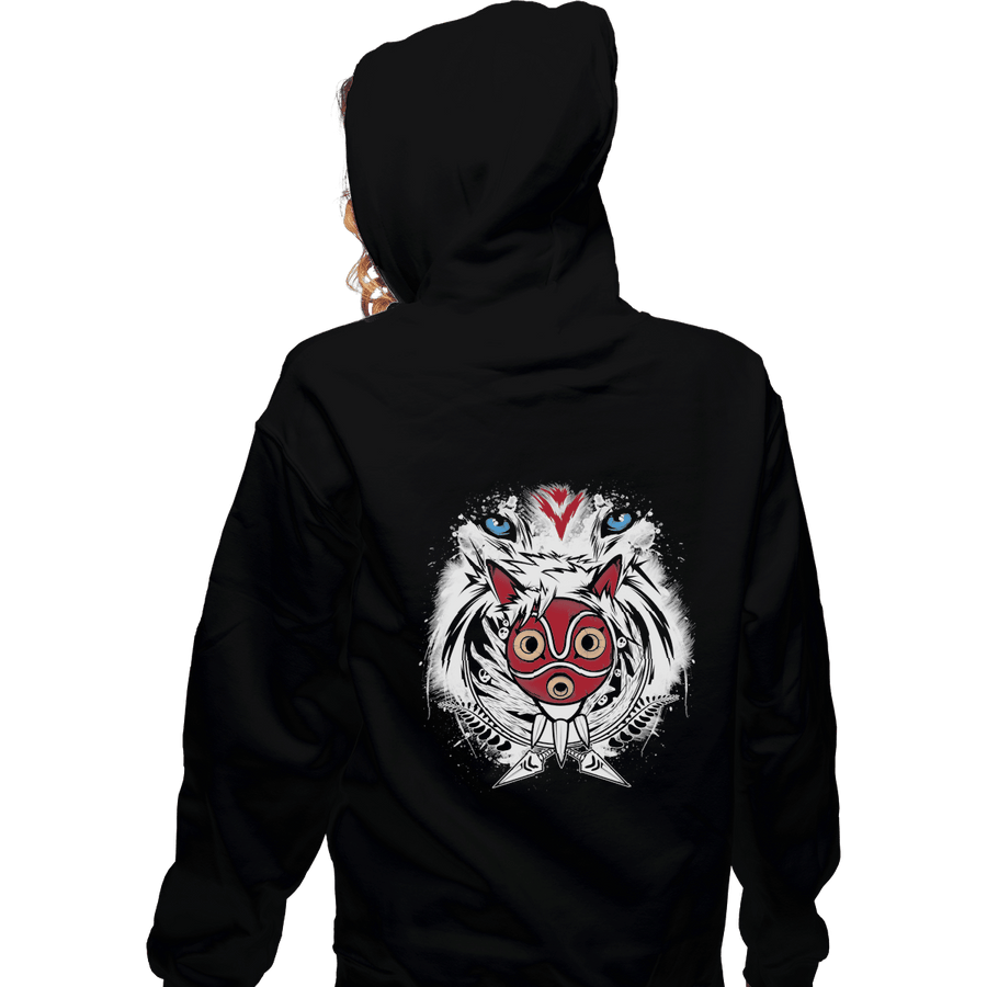 Shirts Zippered Hoodies, Unisex / Small / Black Forest Spirit Protector