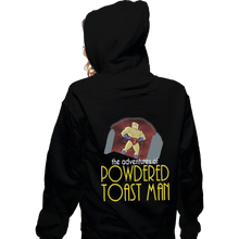 Load image into Gallery viewer, Shirts Pullover Hoodies, Unisex / Small / Black Powdered Toast Man
