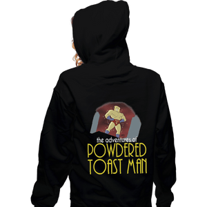 Shirts Pullover Hoodies, Unisex / Small / Black Powdered Toast Man