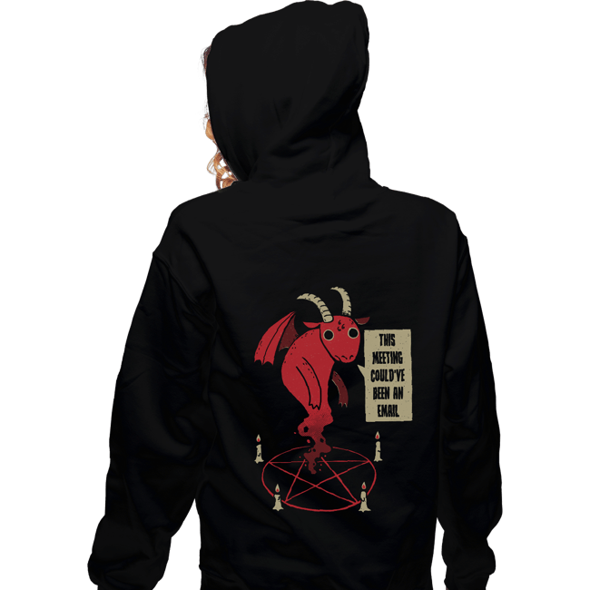 Daily_Deal_Shirts Zippered Hoodies, Unisex / Small / Black Coud Have Been An E-Mail