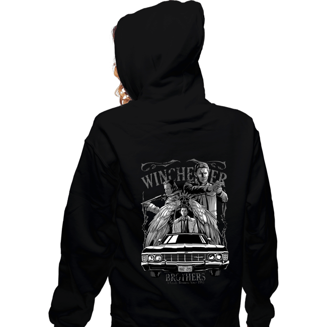 Secret_Shirts Zippered Hoodies, Unisex / Small / Black Brothers