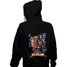 Load image into Gallery viewer, Shirts Zippered Hoodies, Unisex / Small / Black Love &amp; Thunder
