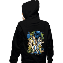 Load image into Gallery viewer, Daily_Deal_Shirts Zippered Hoodies, Unisex / Small / Black May The Schwartz Be With You
