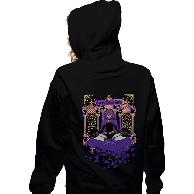 Secret_Shirts Zippered Hoodies, Unisex / Small / Black Raven