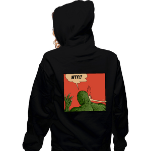Secret_Shirts Zippered Hoodies, Unisex / Small / Black Lizard Slap