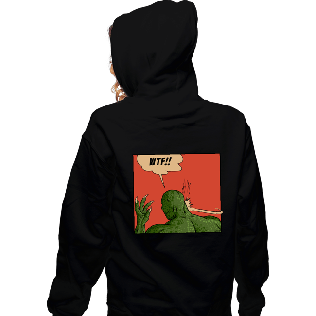 Secret_Shirts Zippered Hoodies, Unisex / Small / Black Lizard Slap