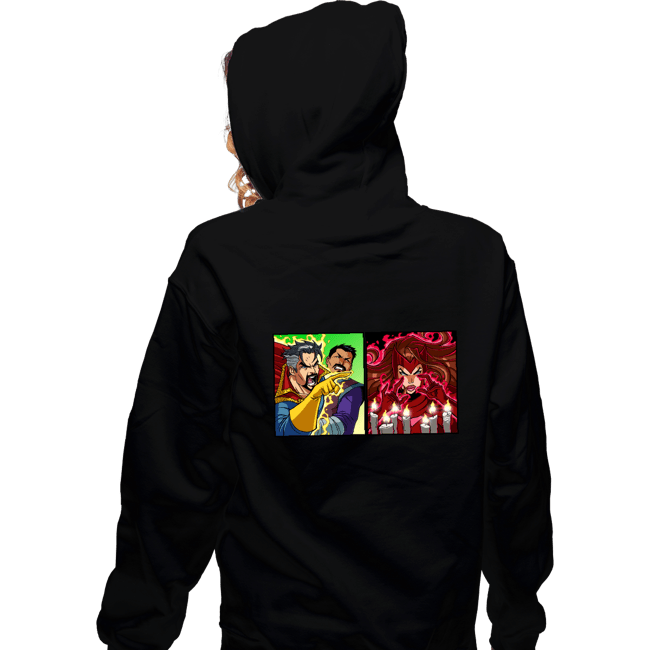 Daily_Deal_Shirts Zippered Hoodies, Unisex / Small / Black Strange Yelling