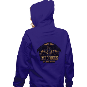 Shirts Zippered Hoodies, Unisex / Small / Violet Defenders Of The Night