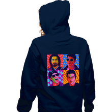Load image into Gallery viewer, Daily_Deal_Shirts Zippered Hoodies, Unisex / Small / Navy Pop Tom Cruise
