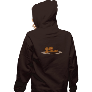 Shirts Zippered Hoodies, Unisex / Small / Dark Chocolate Cookietanic