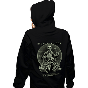 Shirts Zippered Hoodies, Unisex / Small / Black Necronomicook