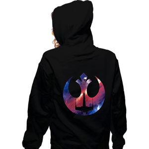 Shirts Zippered Hoodies, Unisex / Small / Black Rebel Galaxy