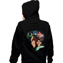 Load image into Gallery viewer, Daily_Deal_Shirts Zippered Hoodies, Unisex / Small / Black Vintage Spirit Detective
