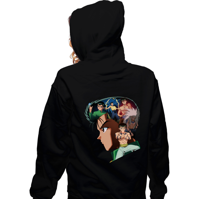 Daily_Deal_Shirts Zippered Hoodies, Unisex / Small / Black Vintage Spirit Detective