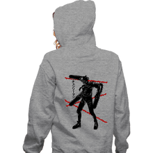 Load image into Gallery viewer, Shirts Zippered Hoodies, Unisex / Small / Sports Grey Crimson Chainsaw
