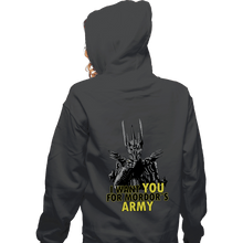 Load image into Gallery viewer, Shirts Zippered Hoodies, Unisex / Small / Dark Heather Mordor&#39;s Army
