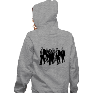 Daily_Deal_Shirts Zippered Hoodies, Unisex / Small / Sports Grey Reservoir Six