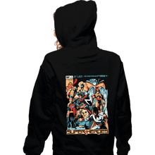 Load image into Gallery viewer, Secret_Shirts Zippered Hoodies, Unisex / Small / Black HB Superheroes
