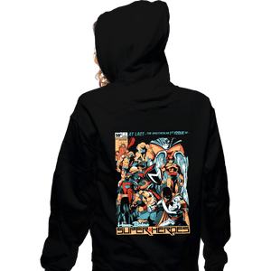 Secret_Shirts Zippered Hoodies, Unisex / Small / Black HB Superheroes