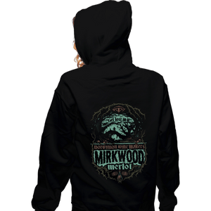 Shirts Zippered Hoodies, Unisex / Small / Black Mirkwood Merlot