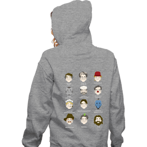 Shirts Zippered Hoodies, Unisex / Small / Sports Grey Robin Williams