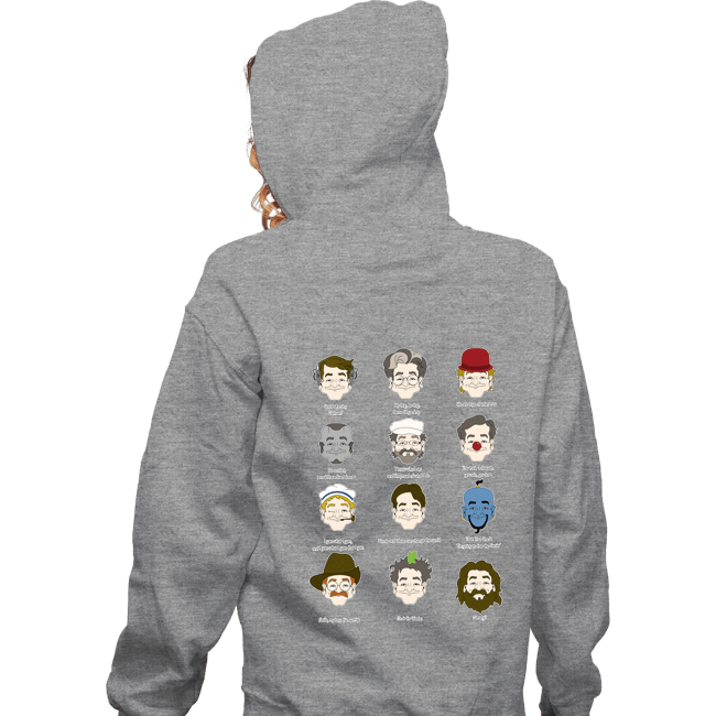 Shirts Zippered Hoodies, Unisex / Small / Sports Grey Robin Williams