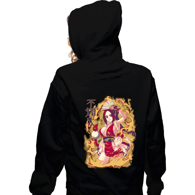 Shirts Zippered Hoodies, Unisex / Small / Black Fire Ninja Mai