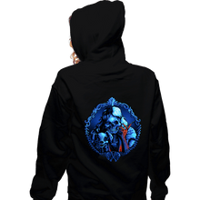 Load image into Gallery viewer, Daily_Deal_Shirts Zippered Hoodies, Unisex / Small / Black Cruella Bones
