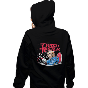 Shirts Zippered Hoodies, Unisex / Small / Black Crash Tester
