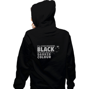 Secret_Shirts Zippered Hoodies, Unisex / Small / Black Black Tees