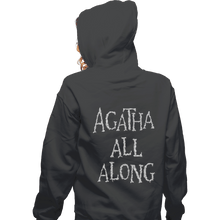 Load image into Gallery viewer, Secret_Shirts Zippered Hoodies, Unisex / Small / Dark heather Agatha All Along Grey Shirt
