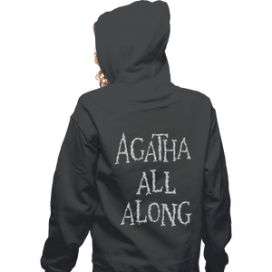 Secret_Shirts Zippered Hoodies, Unisex / Small / Dark heather Agatha All Along Grey Shirt