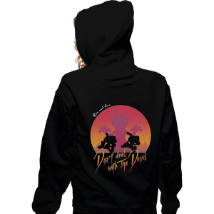 Shirts Zippered Hoodies, Unisex / Small / Black Don't Deal with the Devil