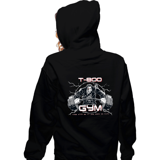 Shirts Zippered Hoodies, Unisex / Small / Black T-800 Gym