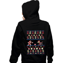 Load image into Gallery viewer, Shirts Zippered Hoodies, Unisex / Small / Black Christmas Man
