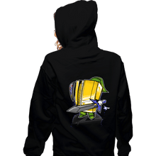 Load image into Gallery viewer, Shirts Zippered Hoodies, Unisex / Small / Black 8-Bit Hero
