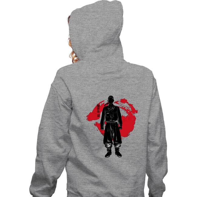 Shirts Zippered Hoodies, Unisex / Small / Sports Grey Crimson Ken Ryuguji