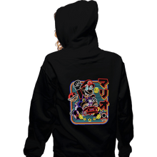 Load image into Gallery viewer, Daily_Deal_Shirts Zippered Hoodies, Unisex / Small / Black Neon Kart
