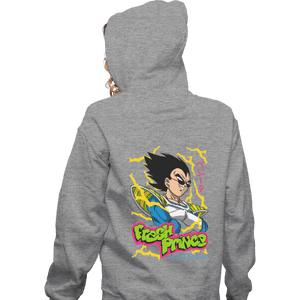 Shirts Pullover Hoodies, Unisex / Small / Sports Grey Fresh Prince Of All Saiyans