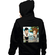 Load image into Gallery viewer, Daily_Deal_Shirts Zippered Hoodies, Unisex / Small / Black Trailer Boys
