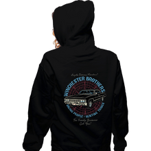 Load image into Gallery viewer, Daily_Deal_Shirts Zippered Hoodies, Unisex / Small / Black Winchester Brothers
