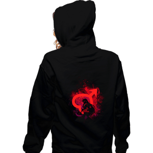 Shirts Zippered Hoodies, Unisex / Small / Black Mars Art