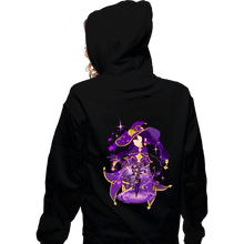 Load image into Gallery viewer, Shirts Zippered Hoodies, Unisex / Small / Black Astral Reflection Mona
